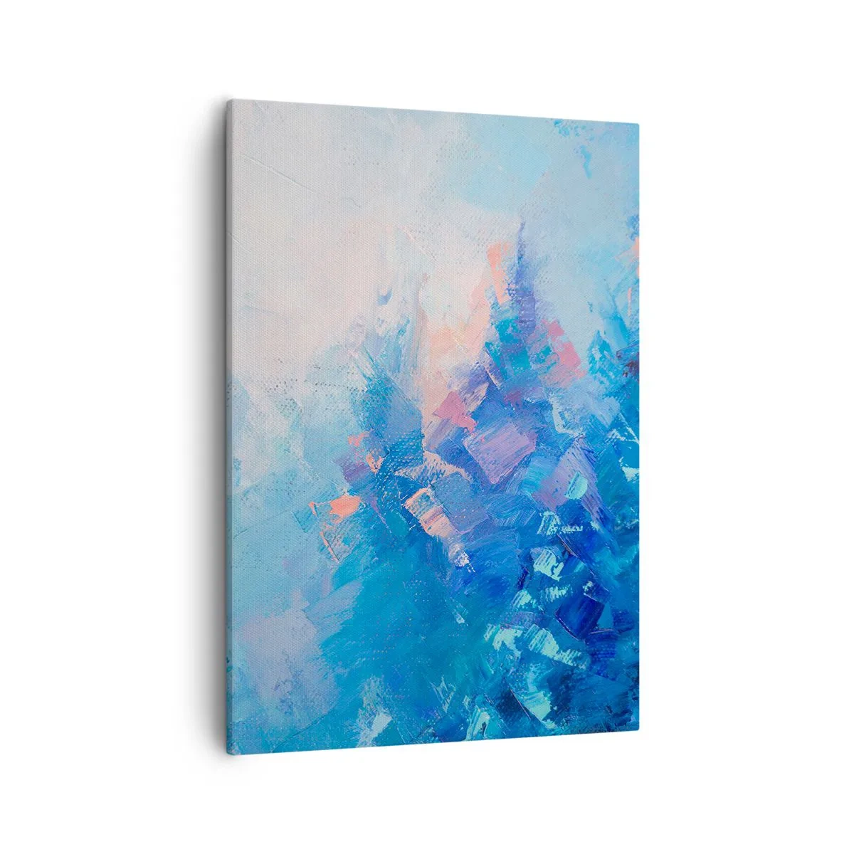 Quadro em tela - Abstração de inverno - 50x70 cm