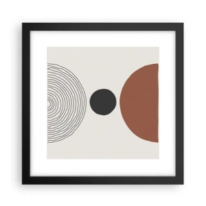 Pôster com moldura preta - Em destaque - 30x30 cm