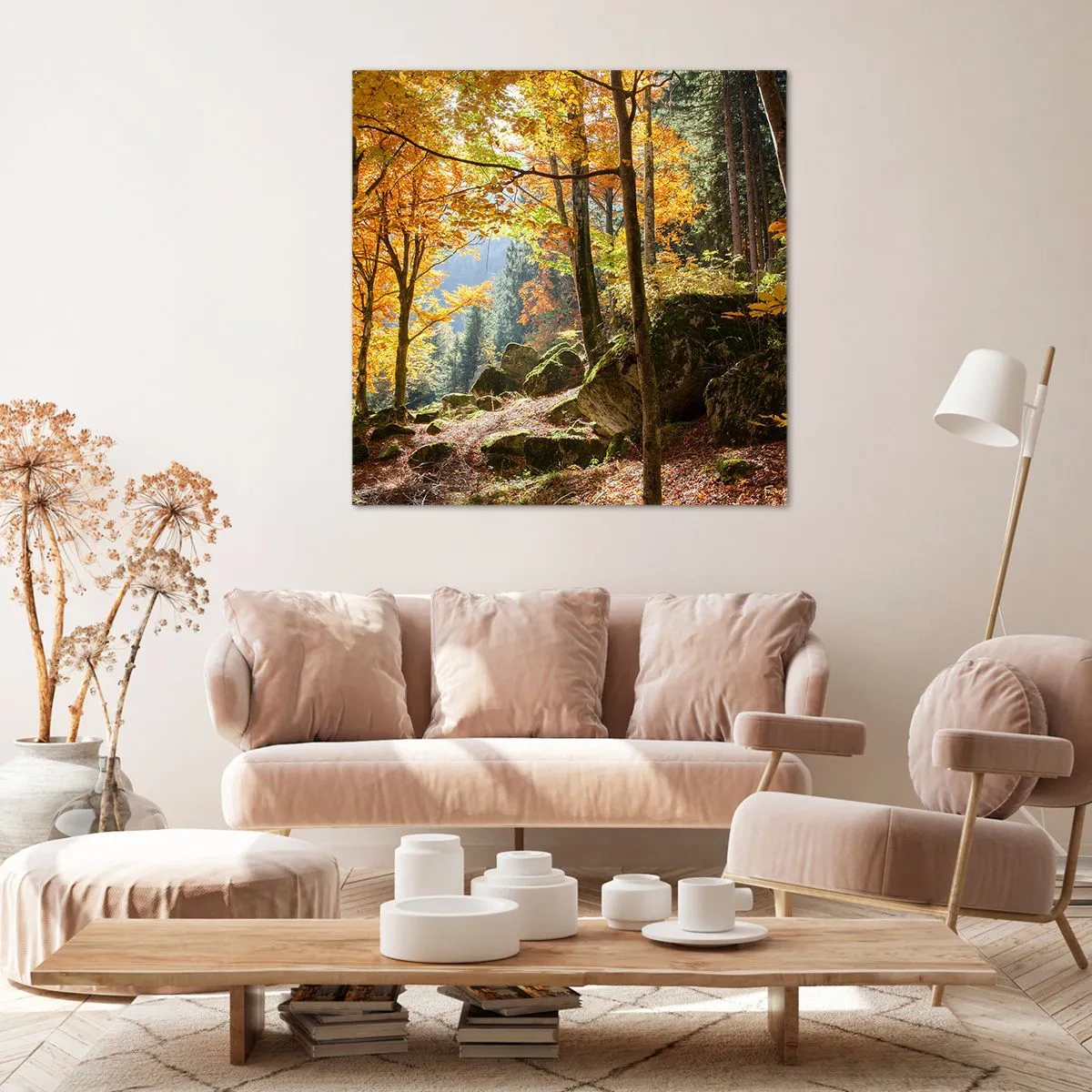 Quadro em tela - Tempo para descansar - 60x60 cm