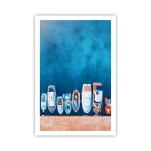 Pôster - Em uma fileira - 61x91 cm