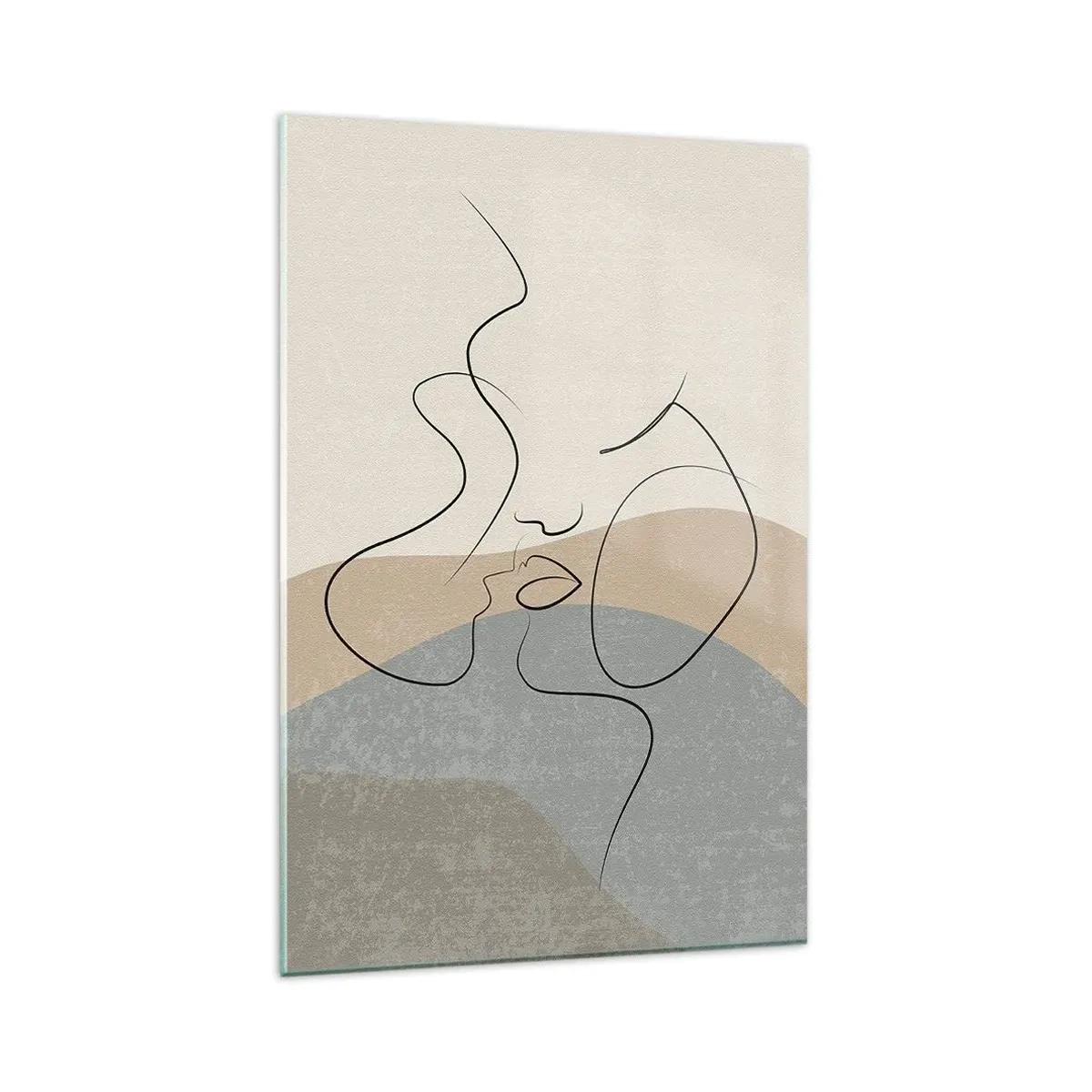 Quadro em vidro - Como uma pincelada - 80x120 cm