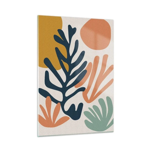 Quadro em vidro - Mares de coral - 50x70 cm