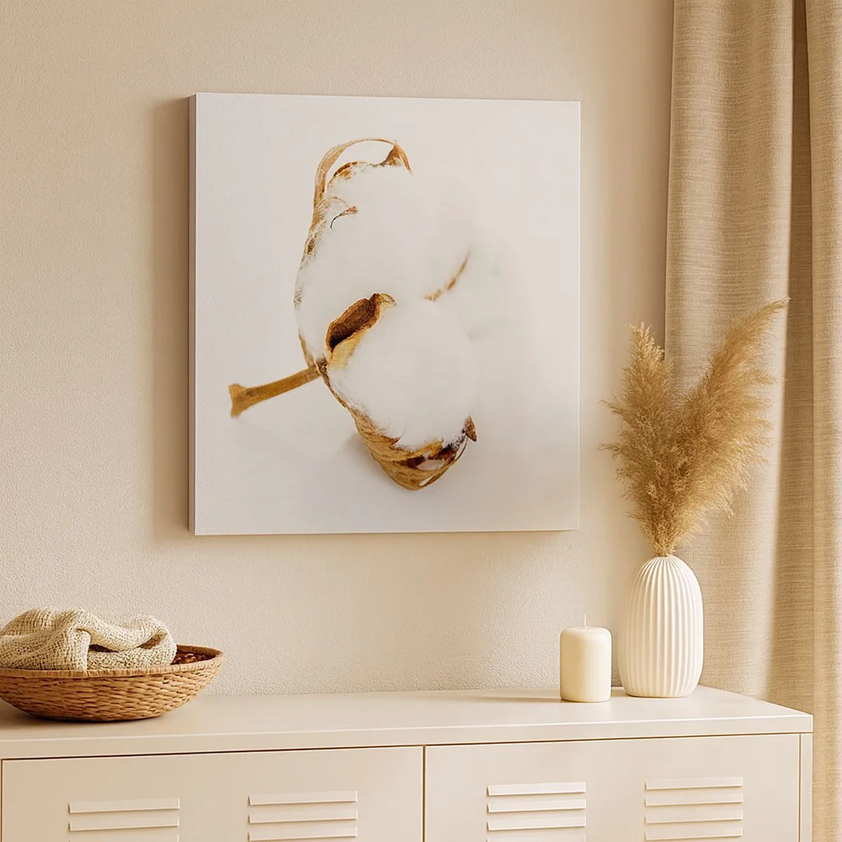 Quadro em tela - Suave por natureza - 30x30 cm