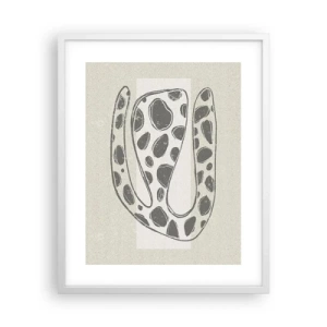 Pôster em moldura branca - Uma criatura estranha - 40x50 cm