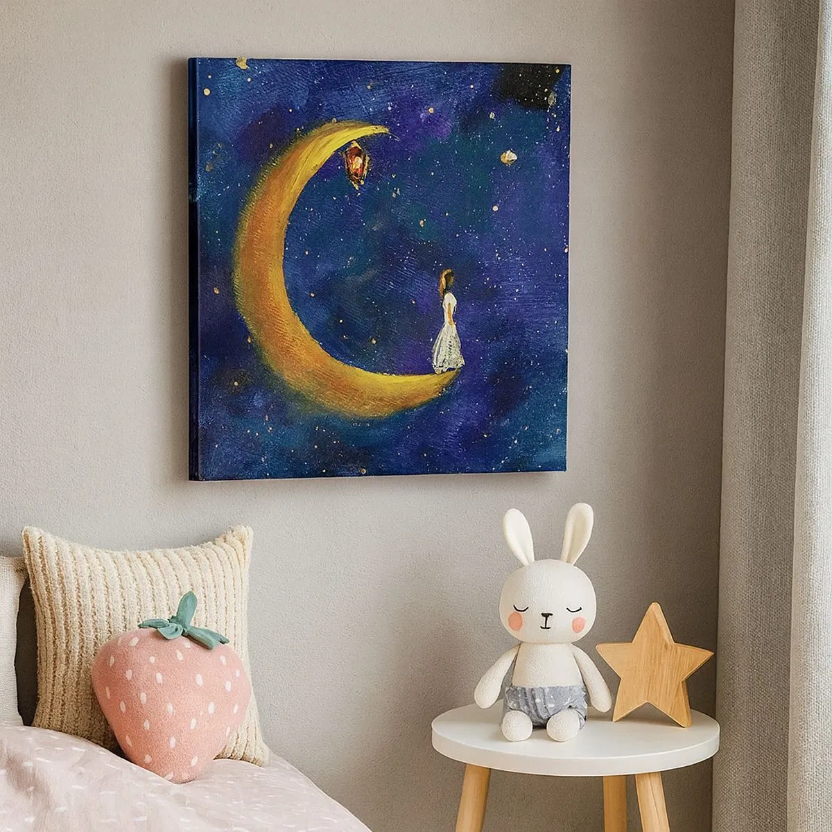 Quadro em tela - O Chamado do Mundo - 30x30 cm