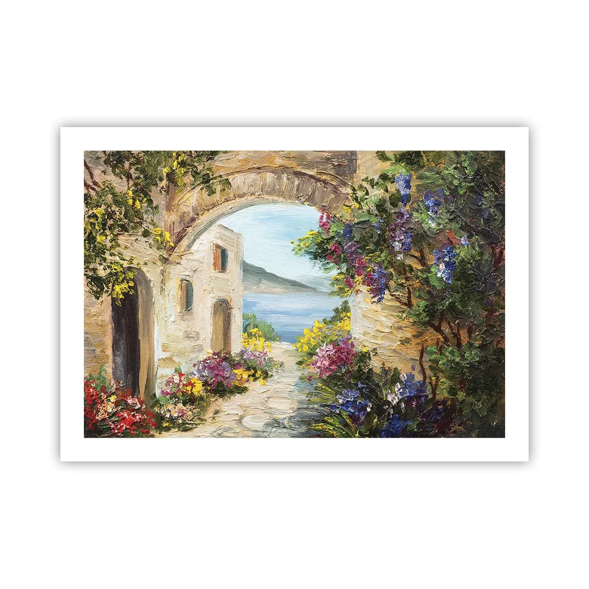 Pôster - O encanto da província costeira - 70x50 cm