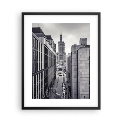 Pôster com moldura preta - Vale de Varsóvia - 40x50 cm