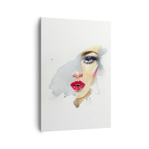 Quadro em tela - Reflexão numa gota de água - 70x100 cm