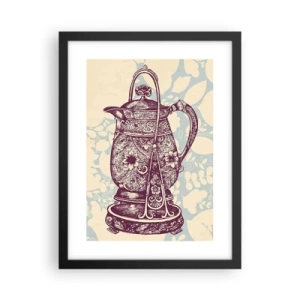 Pôster com moldura preta - A beleza da vida cotidiana - 30x40 cm