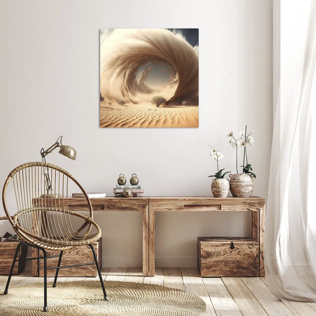 Quadro em tela - Portal aberto - 60x60 cm