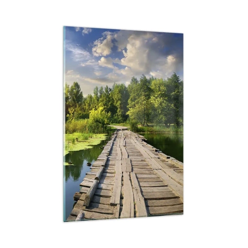 Quadro em vidro - Verão em todos os lugares - 80x120 cm