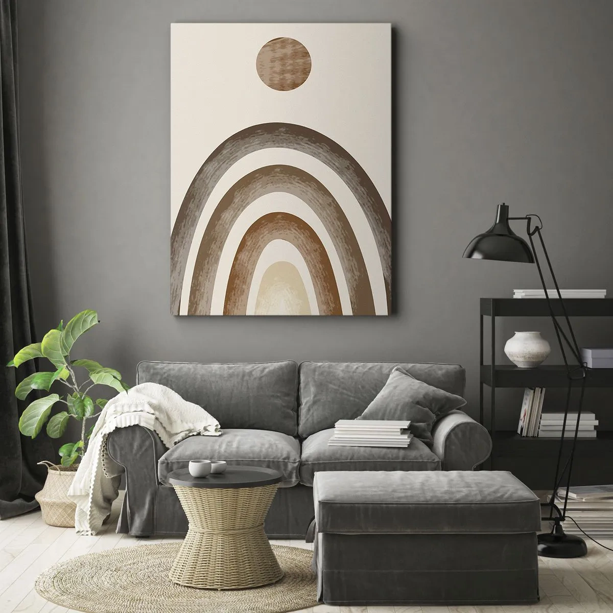 Quadro em tela - Numa galáxia muito distante - 50x70 cm