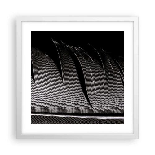 Pôster em moldura branca - A caneta – um design maravilhoso - 40x40 cm