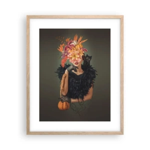 Pôster com moldura de carvalho claro - O feitiço da bruxa - 40x50 cm