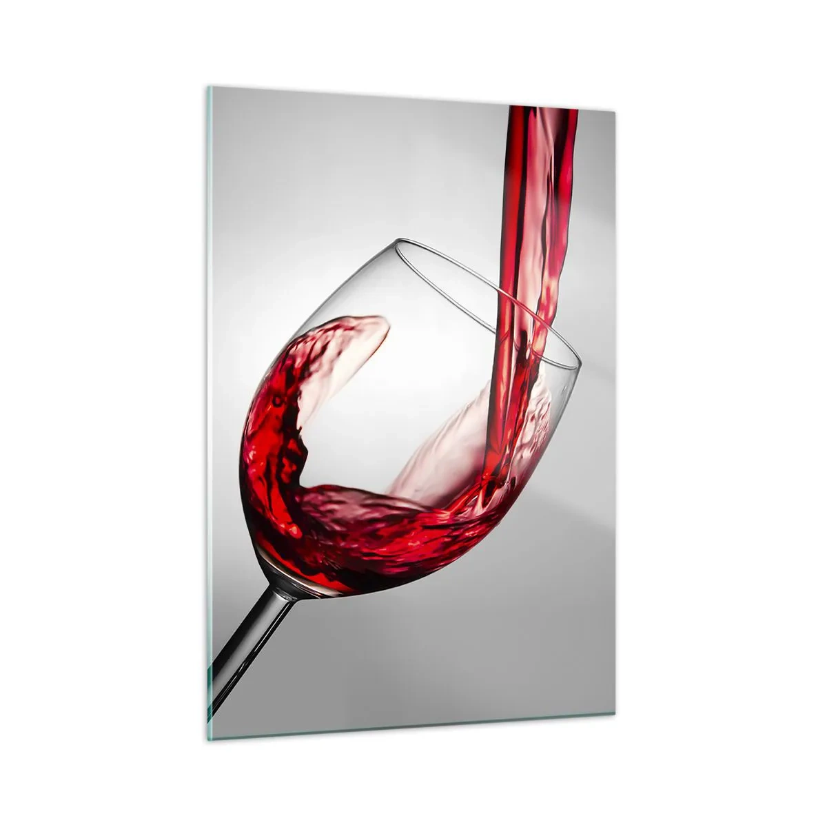 Quadro em vidro - Cor - movimento - som - 50x70 cm