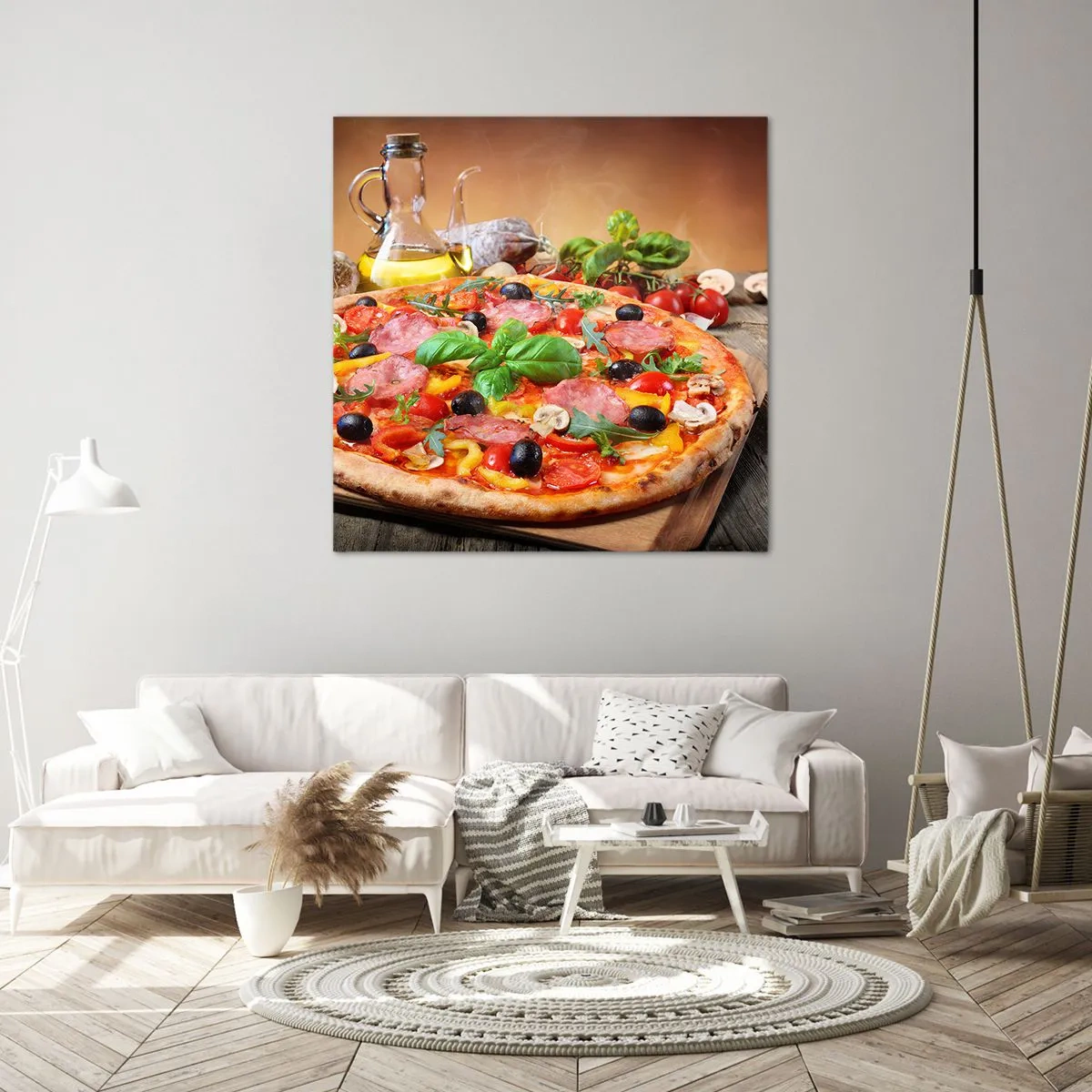 Quadro em tela - Com um sabor verdadeiramente italiano - 30x30 cm