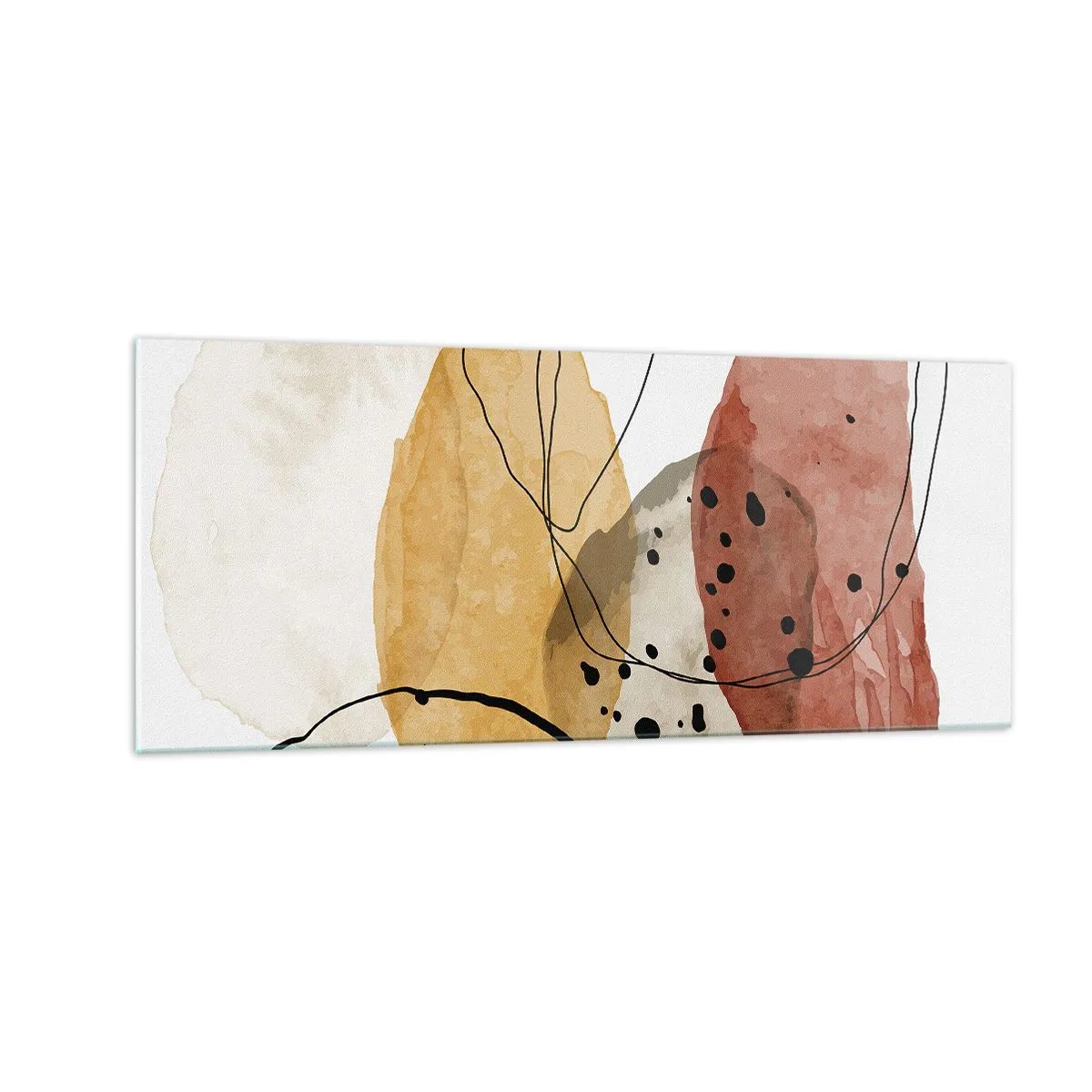 Quadro em vidro - Como o ar leve e transparente - 100x40 cm