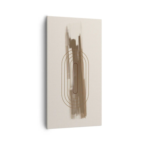 Quadro em tela - Um sopro de cinza - 55x100 cm