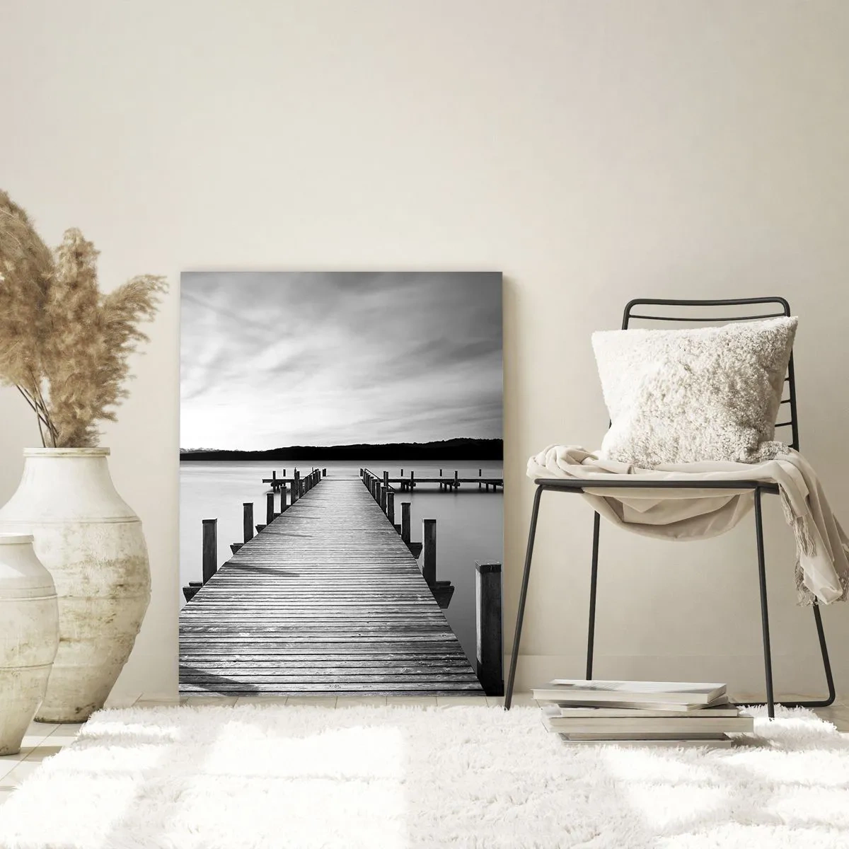 Quadro em vidro - A fonte da tranquilidade - 50x70 cm