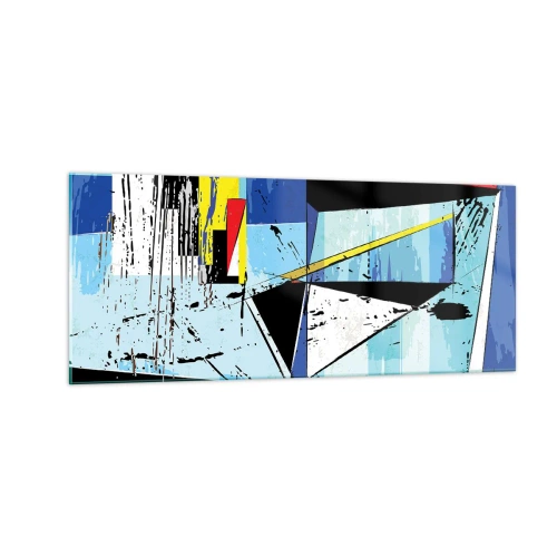 Quadro em vidro - Olhar por um outro ângulo... - 100x40 cm