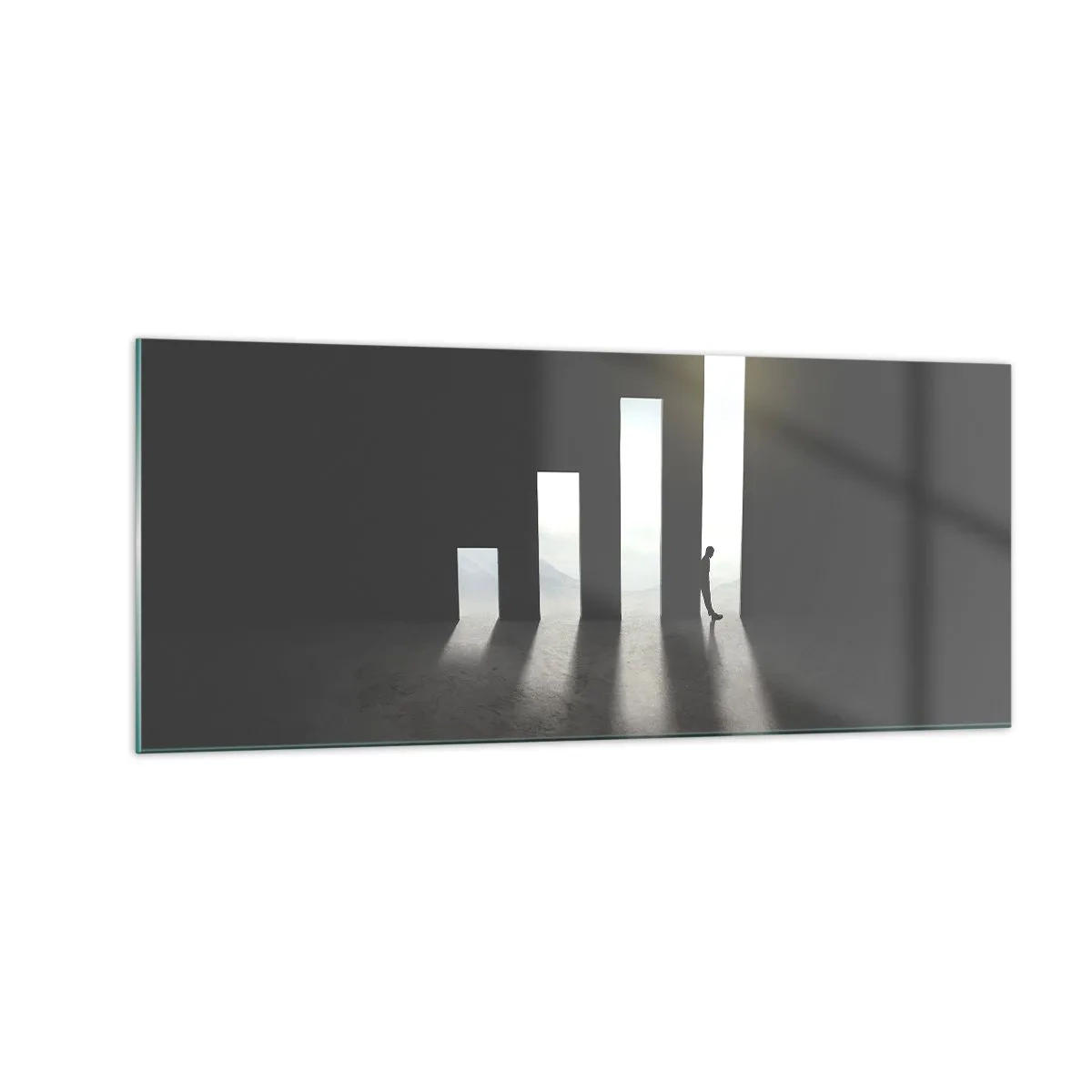 Quadro em vidro - Sucesso – impressão - 100x40 cm