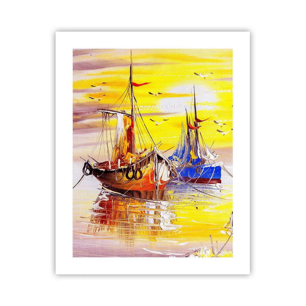 Pôster - Um merecido descanso no porto - 40x50 cm