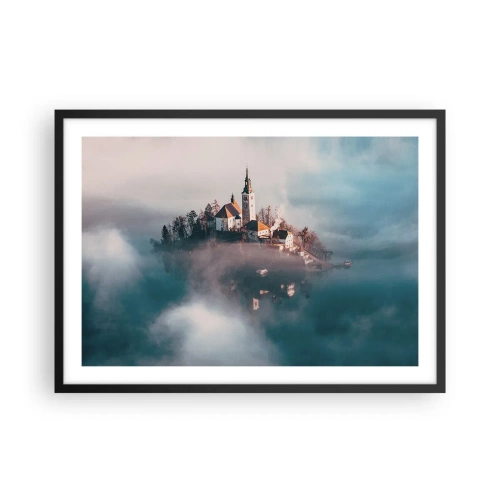 Pôster com moldura preta - A ilha dos Sonhos - 70x50 cm