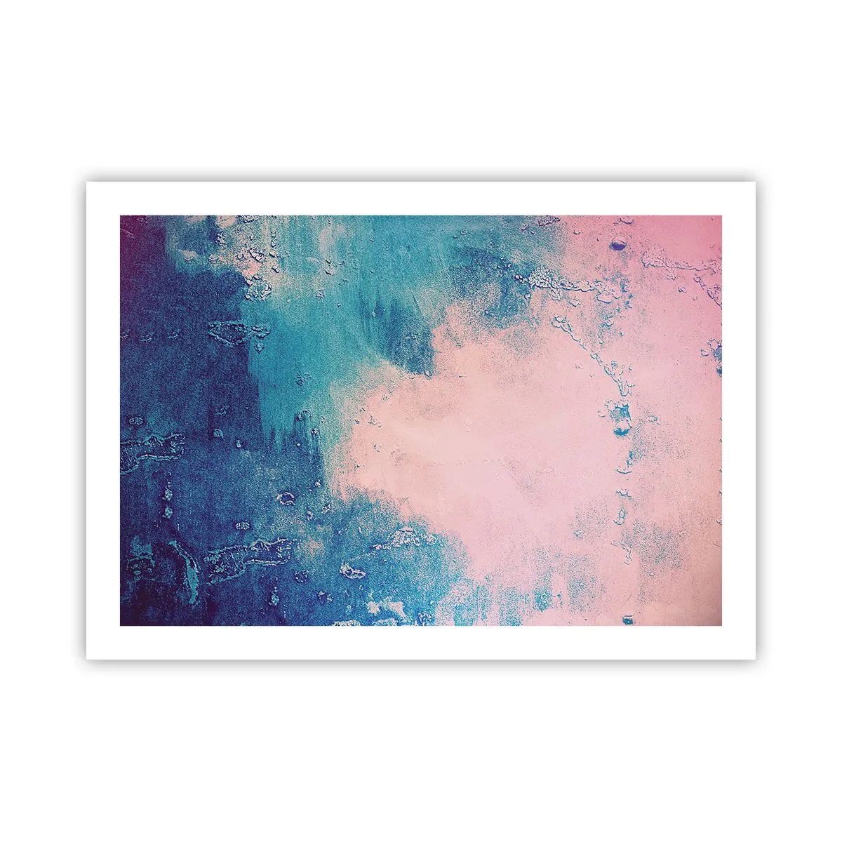 Pôster - Abraço azul - 70x50 cm