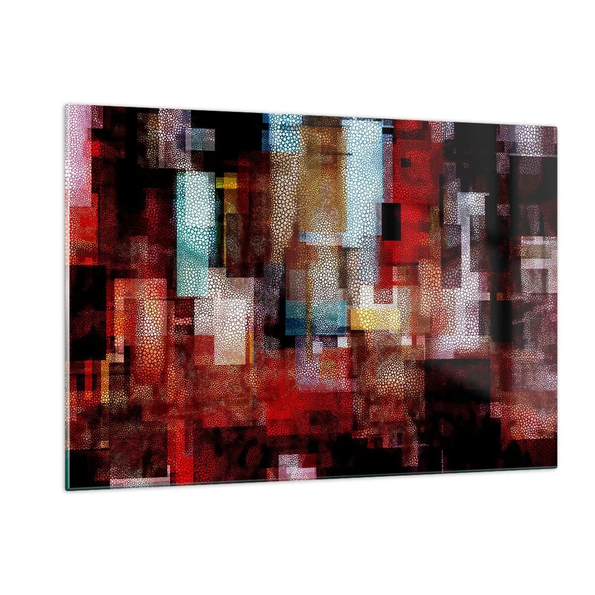 Quadro em vidro - Uma grande confusão - 120x80 cm