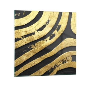 Quadro em vidro - Tudo flui - 40x40 cm