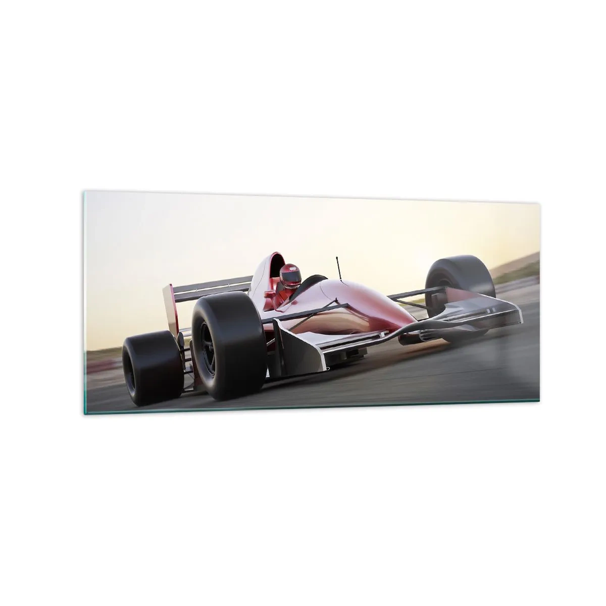 Quadro em vidro - Sempre um vencedor - 120x50 cm