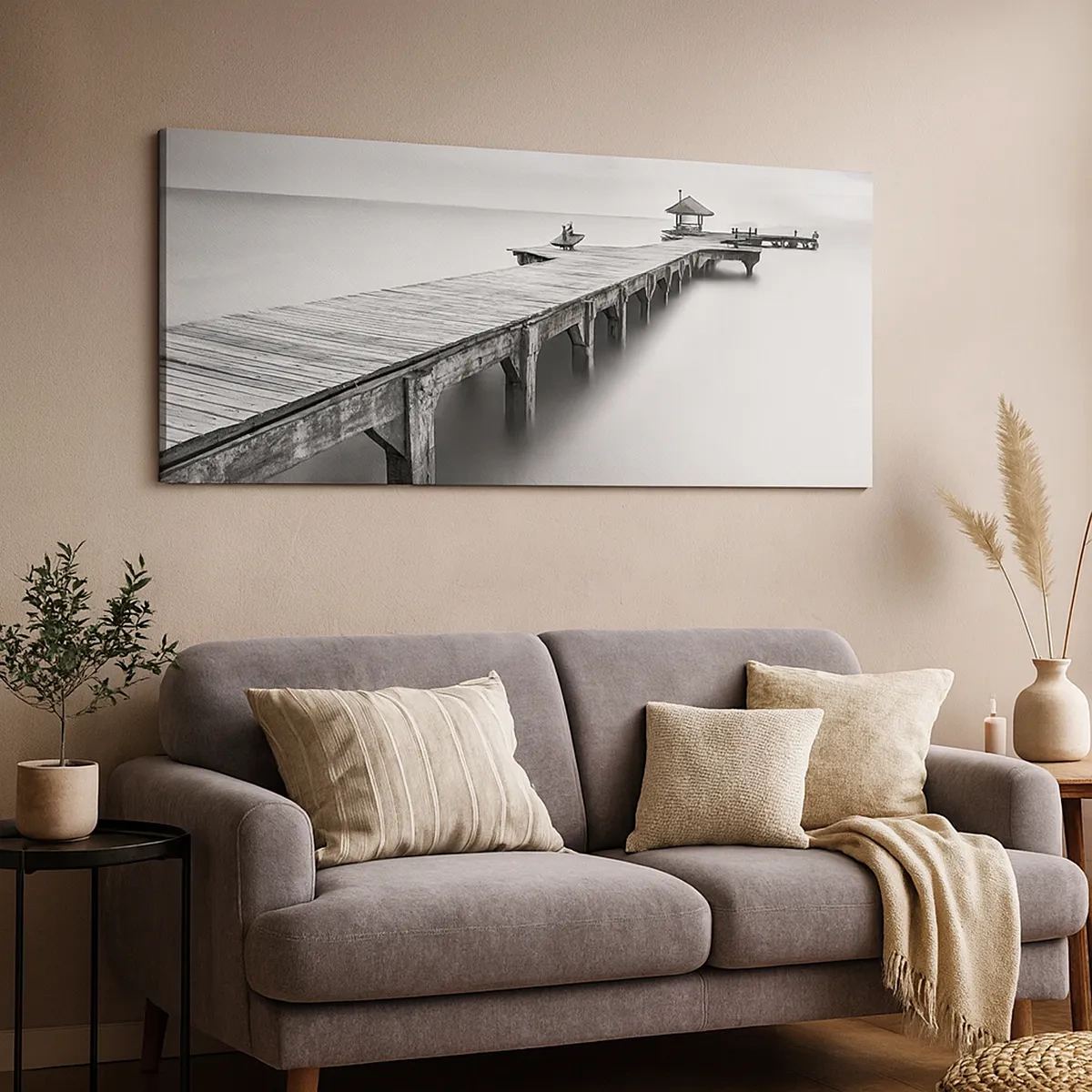 Quadro em tela - Para longe - 30x30 cm