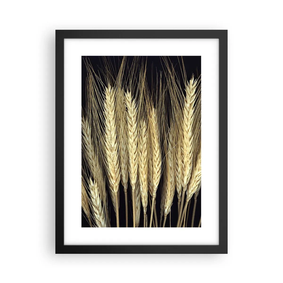 Pôster com moldura preta - Magia rústica - 30x40 cm