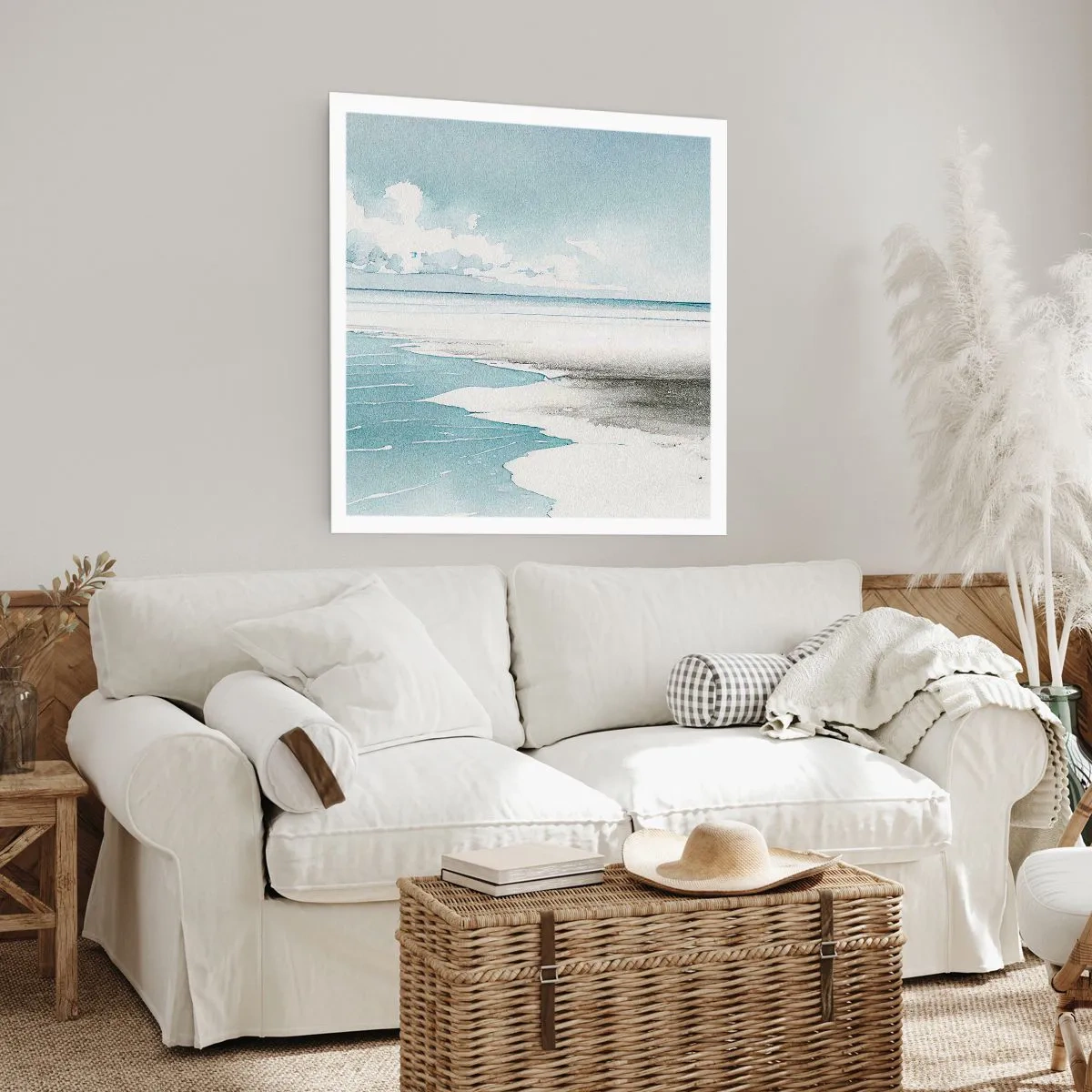 Pôster - Maré suave - 40x40 cm