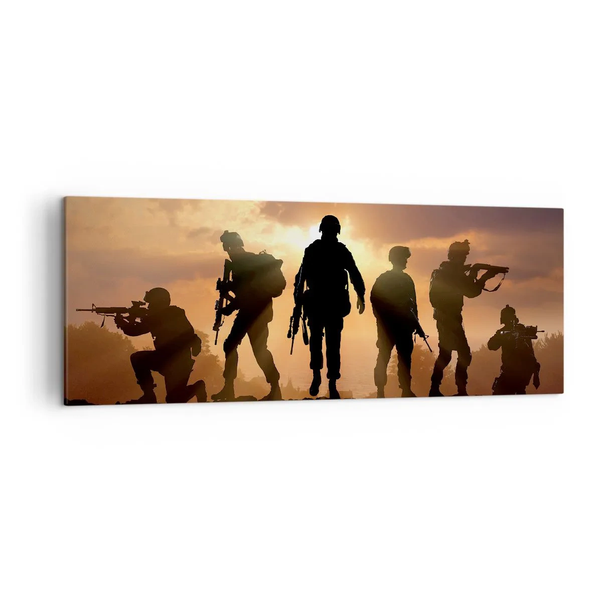Quadro em tela - Brothers in arms - 140x50 cm
