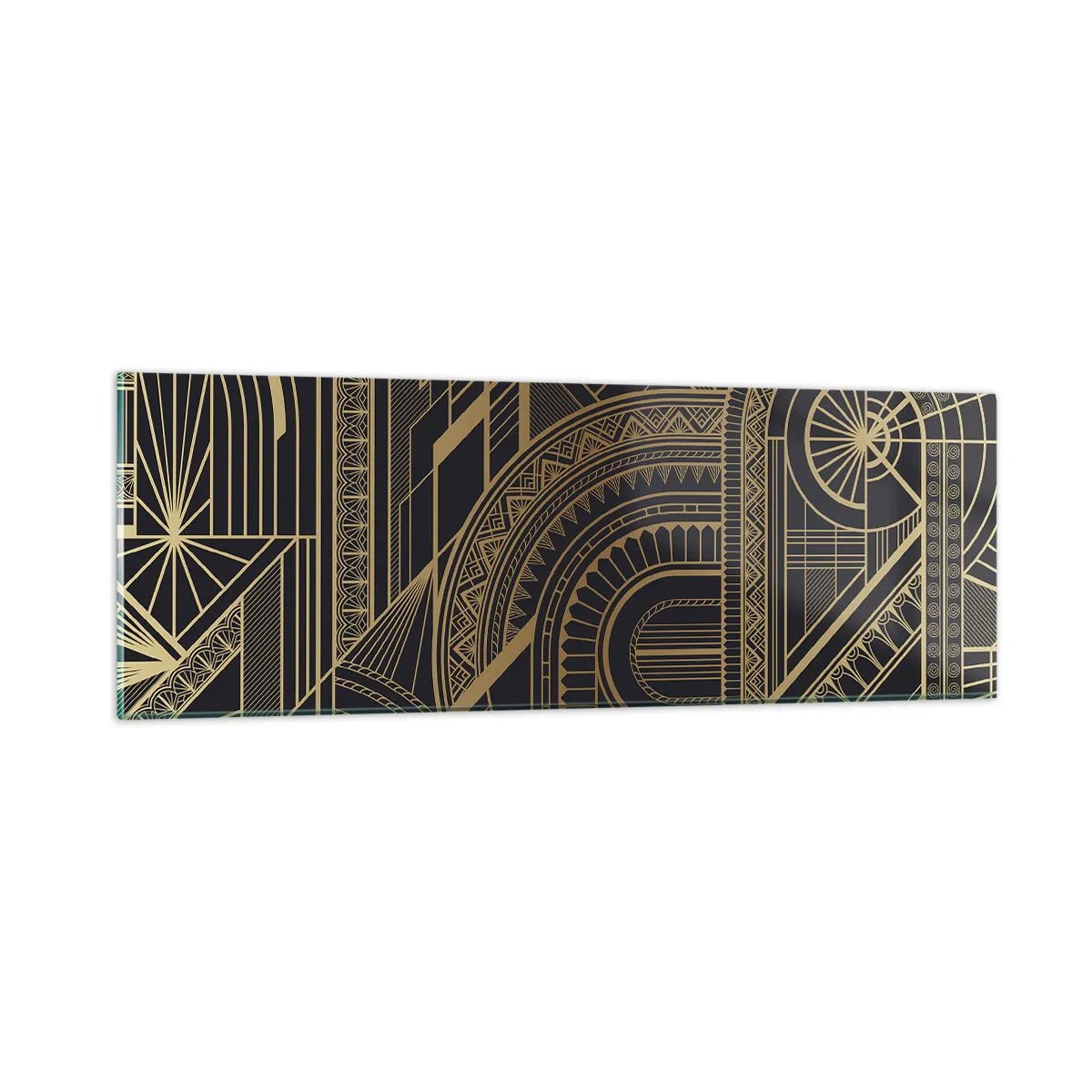 Quadro em vidro - Conceitos, ideias, planos - 90x30 cm