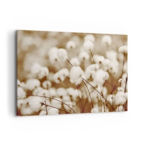 Quadro em tela - Campos felpudos - 100x70 cm