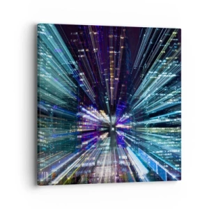 Quadro em tela - Transição para o hiperespaço - 40x40 cm