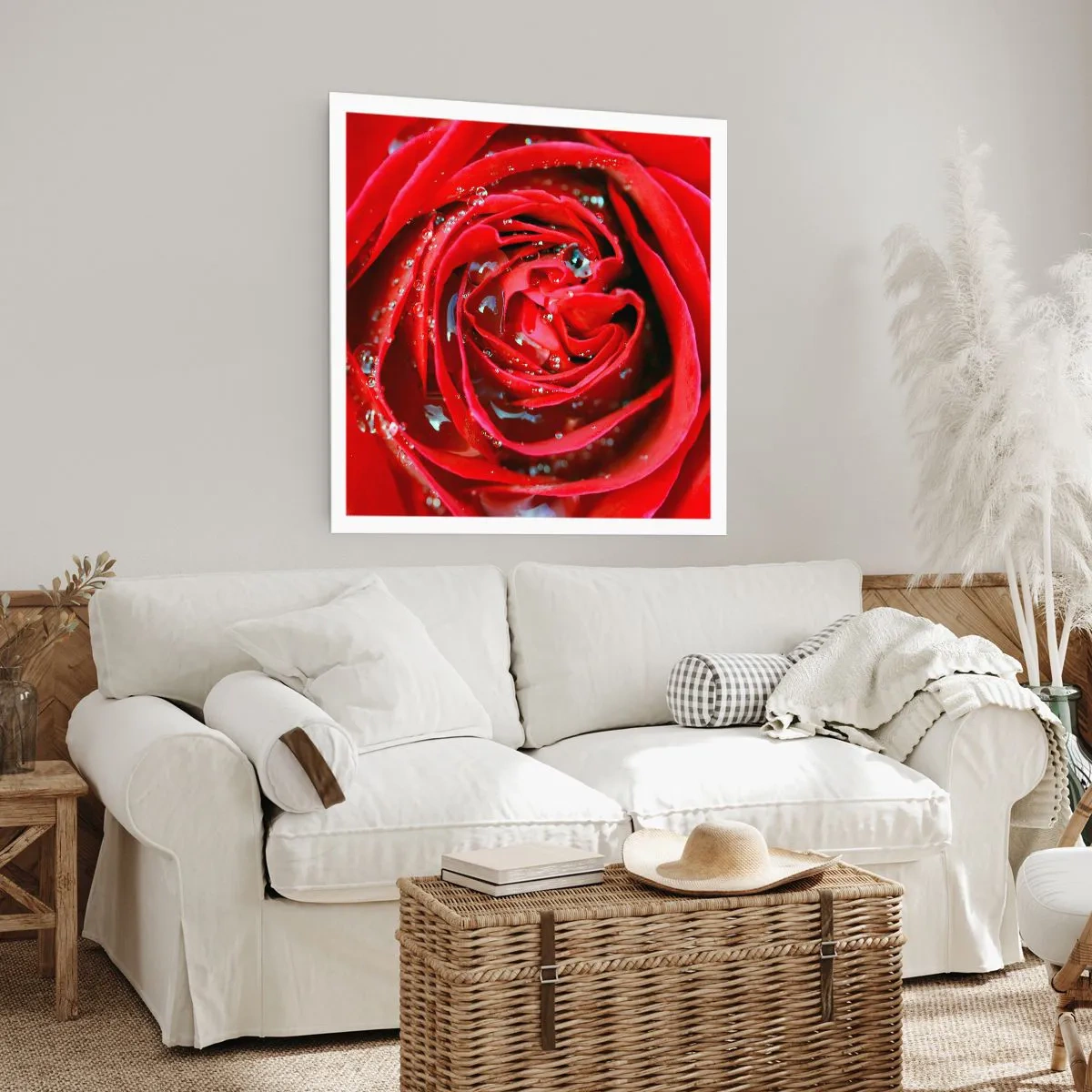 Pôster - Em gotas de orvalho - 60x60 cm