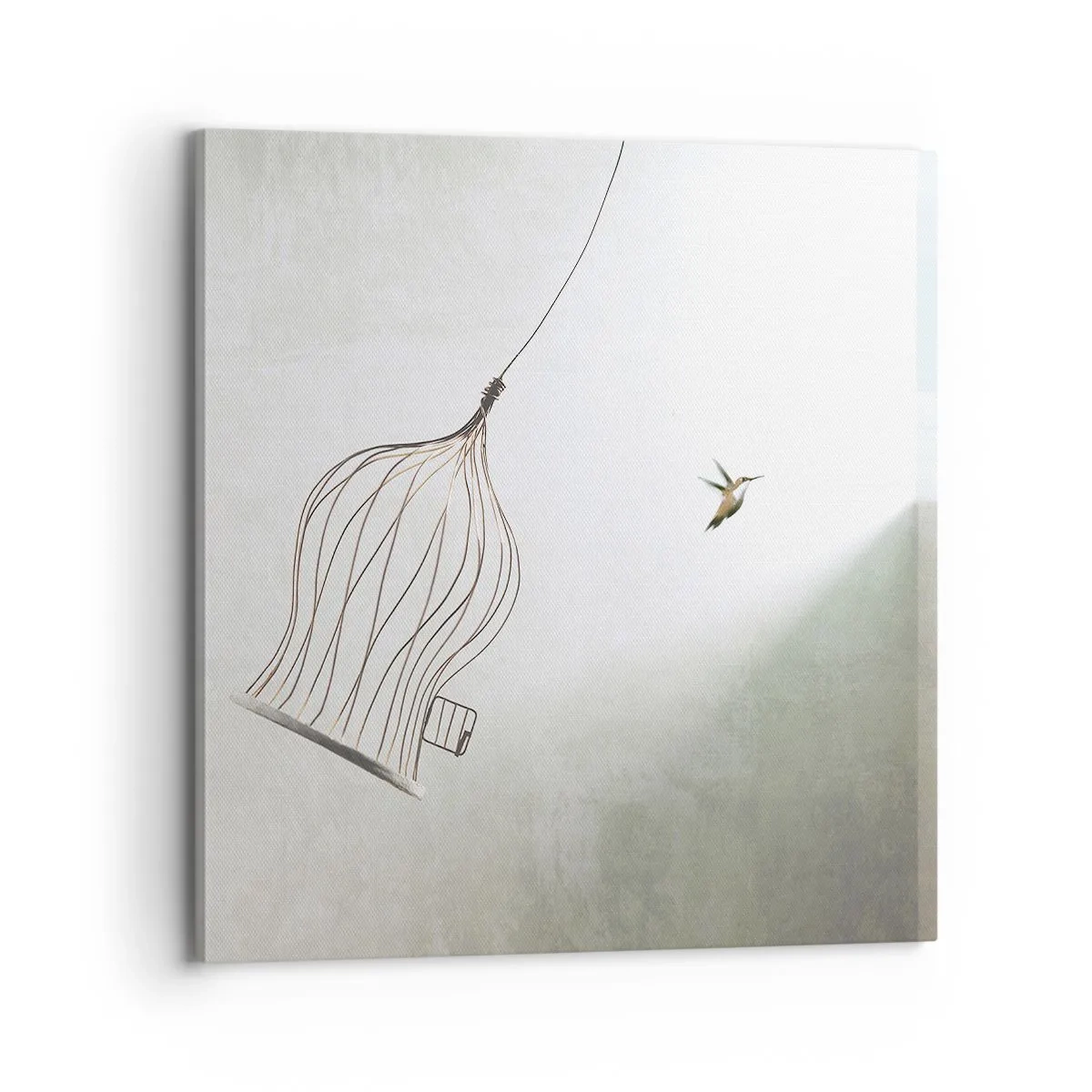 Quadro em tela - Enfim a liberdade - 70x70 cm