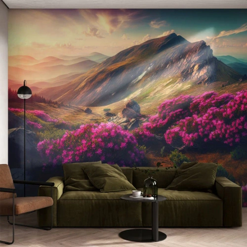 Papel de parede personalizado Premium Sand - Verão nas montanhas - Paisagem, Natureza, Montanhas
