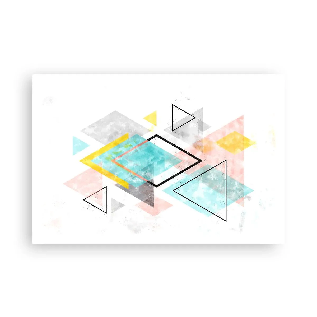 Pôster - Jogo geométrico - 91x61 cm