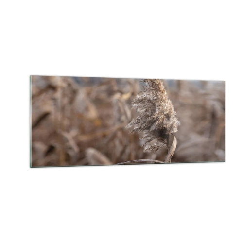 Quadro em vidro - É hora de voar com o vento - 100x40 cm