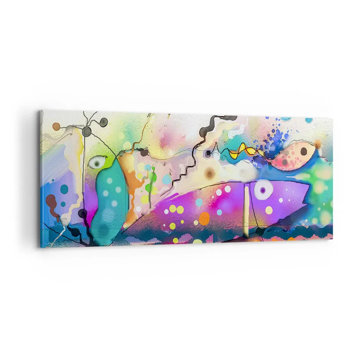 Quadro em tela - Sem palavras! - 100x40 cm