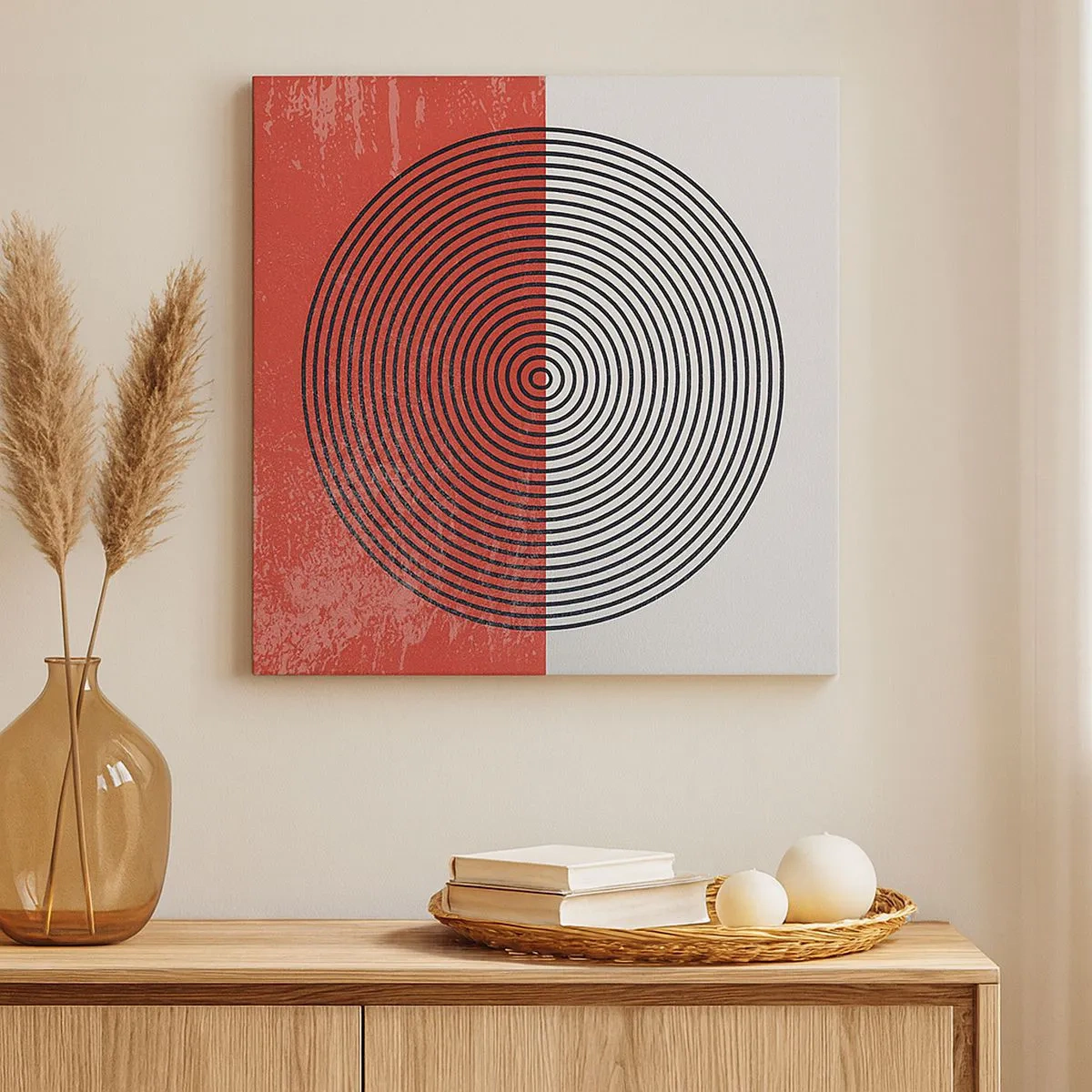 Quadro em tela - Direto ao ponto - 30x30 cm