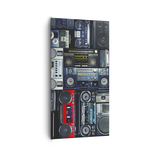 Quadro em tela - Saudades dos anos 80. - 65x120 cm