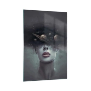 Quadro em vidro - E os planetas estão a enlouquecer... - 80x120 cm