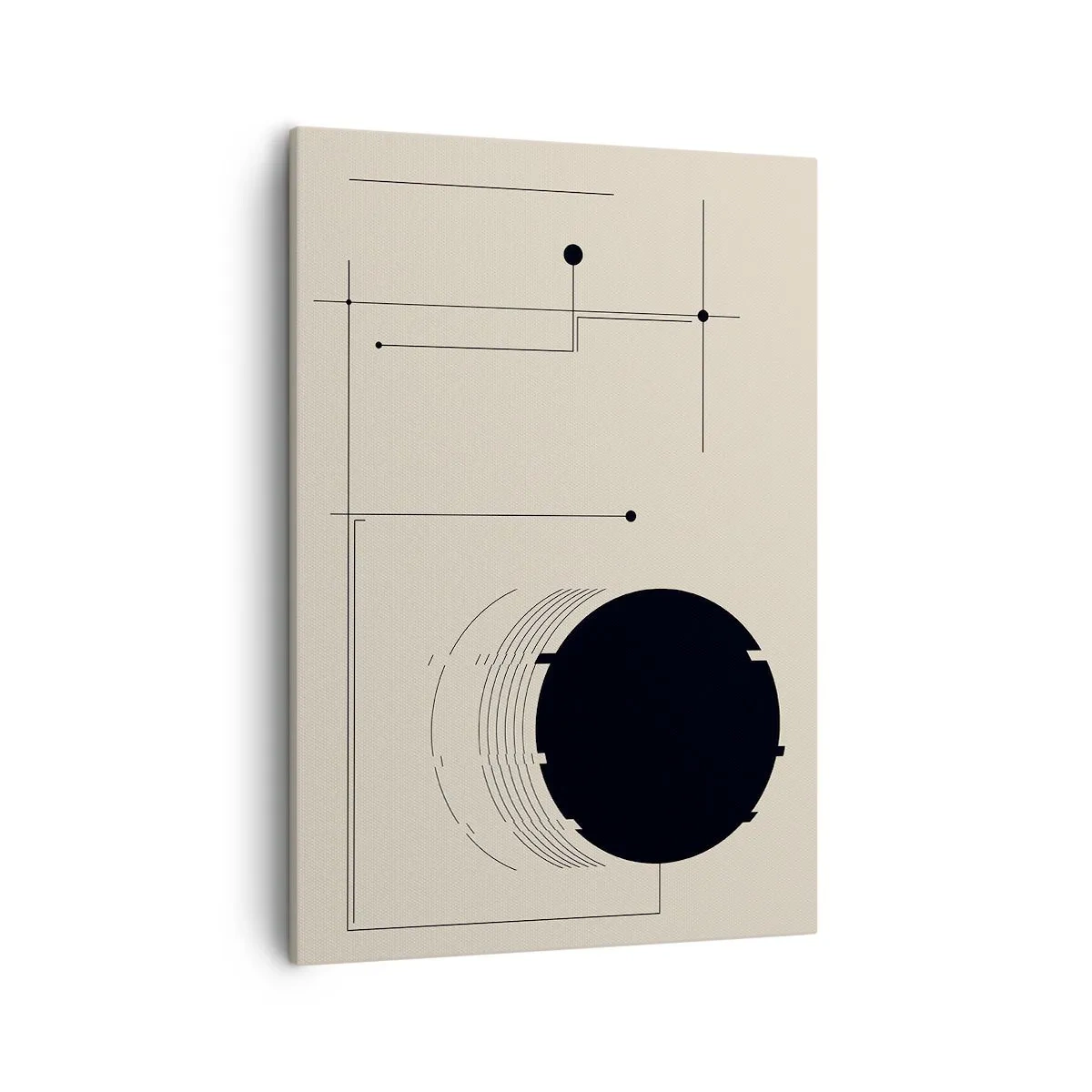 Quadro em tela - Composição flexível e dinâmica - 50x70 cm