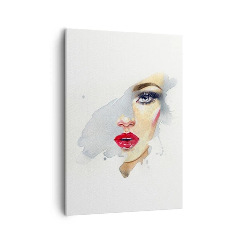 Quadro em tela - Reflexão numa gota de água - 50x70 cm