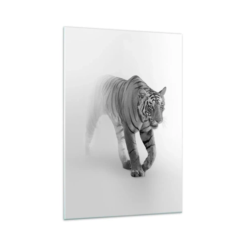 Quadro em vidro - À espreita na névoa - 70x100 cm